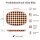RICE Melaminteller „Check Me Out“ 30 x 21,5 cm – kariert in Rosa/Braun