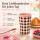 RICE Melaminbecher „Check Me Out“ 400 ml – kariert in Rosa/Braun