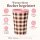 RICE Melaminbecher „Check Me Out“ 400 ml – kariert in Rosa/Braun