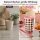 RICE Melaminbecher „Check Me Out“ 400 ml – kariert in Rosa/Braun