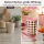 RICE Melaminbecher „Check Me Out“ 400 ml – kariert in Rosa/Braun