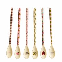 RICE Melamin Latte-Löffel Bon Vivant 6er Set