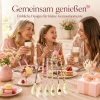 RICE Melamin Latte-Löffel Bon Vivant 6er Set