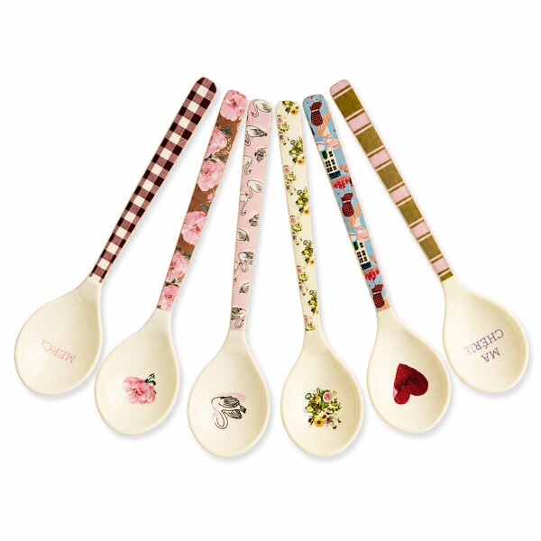 RICE Melamin Teelöffel Bon Vivant 6er Set