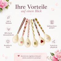 RICE Melamin Teelöffel Bon Vivant 6er Set