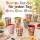 RICE Melaminbecher 6er Set Bon Vivant Design – 250 ml, bunt, BPA-frei & spülmaschinenfest