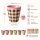 RICE Melaminbecher 6er Set Bon Vivant – kleine Becher 160 ml, BPA-frei & spülmaschinenfest