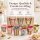 RICE Melaminbecher 6er Set Bon Vivant – kleine Becher 160 ml, BPA-frei & spülmaschinenfest