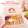 RICE Lunchbox Rainbow rosa mit 6 Fächern