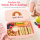 RICE Lunchbox Rainbow rosa mit 6 Fächern