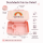 RICE Lunchbox Rainbow rosa mit 6 Fächern