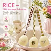 RICE Melamin Kochlöffel Set 3er Pack