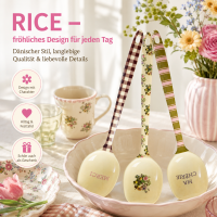 RICE Melamin Kochlöffel Set 3er Pack