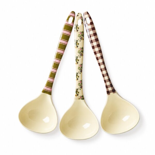 RICE Melamin Suppenlöffel Bon Vivant 3er Set