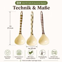 RICE Melamin Suppenlöffel Bon Vivant 3er Set
