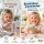 Kinderbecher Melamin 160ml Blau Himmelblau - 6er Set Kindergeschirr