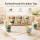 RICE Kids Melaminbecher 6er Set ABC Print Jungs – 160 ml, BPA-frei & spülmaschinenfest