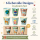 RICE Kids Melaminbecher 6er Set ABC Print Jungs – 160 ml, BPA-frei & spülmaschinenfest
