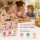 Melamin Kinderbecher Set 160ml Bunt Pastell - kleine Becher für Kinder