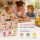 RICE Kids Melaminbecher 6er Set ABC Print Mädchen – 160 ml, BPA-frei & spülmaschinenfest