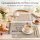 Bistrot Tischsets 2er Set – abwaschbare Platzsets 43 x 28 cm