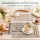 Bistrot Tischsets 2er Set – abwaschbare Platzsets 43 x 28 cm