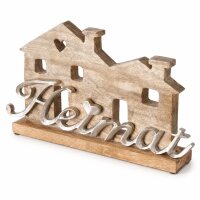 Boltze Home Holzaufsteller Heimat aus Mangoholz mit...