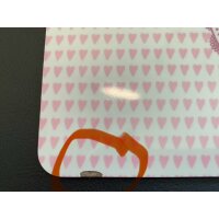 OUTLET - B - Ware - ReWu Frühstücksbrettchen Schneidebrett 23x14 cm aus Resopal -  langlebig, Kratzfest & Spülmaschinenfest - Zuckerpuppe