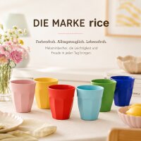 Melamin Becher Set bunt robust für entspannten Familienalltag