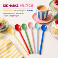 Latte Löffel Set 6er bunt lang für Kaffee & Dessert