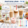 Latte Löffel Set 6er bunt lang für Kaffee & Dessert