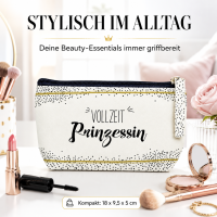 Kosmetiktasche 16 x 9,5 cm  Vollzeit Prinzessin