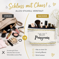 Kosmetiktasche 16 x 9,5 cm  Vollzeit Prinzessin