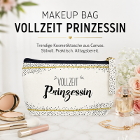 Kosmetiktasche 16 x 9,5 cm  Vollzeit Prinzessin