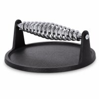 Hamburgerpresse Gusseisen mit Grillmuster für...