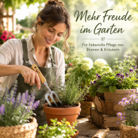 Handgabel Garten mit Holzgriff für präzise Beetpflege