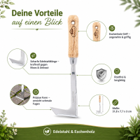 Fugenkratzer mit Holzgriff – präzise reinigen, langlebig
