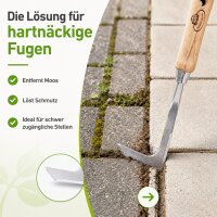 Fugenkratzer mit Holzgriff – präzise reinigen, langlebig