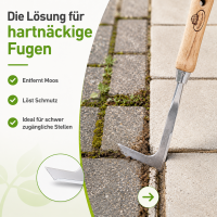 Fugenkratzer mit Holzgriff – präzise reinigen, langlebig