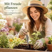 Pflanzholz mit Tiefenmarkierungen für präzises Pflanzen