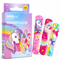 Kinderpflaster Einhorn 63x19mm Bunt Lila - Motivpflaster...