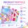 Kinderpflaster Einhorn 63x19mm Bunt Lila - Motivpflaster für Kinder