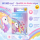 Kinderpflaster Einhorn 63x19mm Bunt Lila - Motivpflaster für Kinder