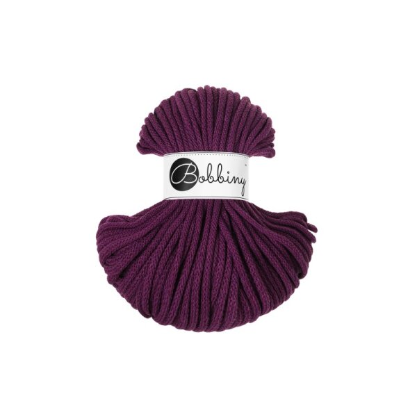 Baumwollkordel 5 mm 50 m Lila Aubergine Baumwolle