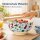 Müslischale Kinder 15cm Blau hellblau Melamin ABC Design Snackschale