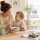Müslischale Kinder 15cm Blau hellblau Melamin ABC Design Snackschale