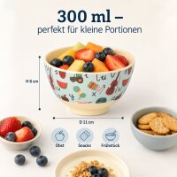 Kinderschale Melamin 300ml Blau hellblau kleine Schüssel für Kinder