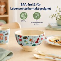 Kinderschale Melamin 300ml Blau hellblau kleine Schüssel für Kinder