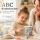 ABC Kinderbecher 250ml Blau Hellblau Melamin Becher für Kinderhände