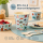 ABC Kinderbecher 250ml Blau Hellblau Melamin Becher für Kinderhände